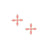 ENAMEL CROSS STUD EARRING IN LIGHT PINK