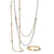 MERIDIAN GOLD OPEN HINGED BANGLE