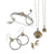 MOSAIC TWO TONE MINI HOOP