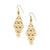 PALM CANYON TERDROP GOLD EARRINGS