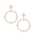 RADIANT BEADED STATEMENT EARRINGS