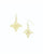 SEA BREEZE CROSS DROP EARRING GOLD