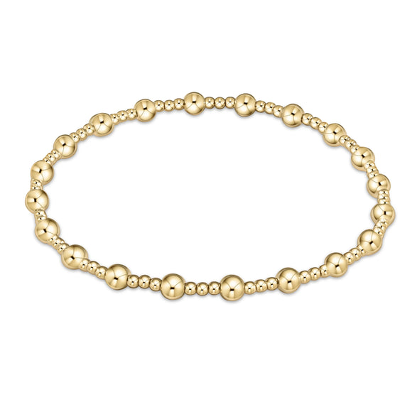 E NEWTON SINCERITY PATTERN BEAD BRACELET 4MM