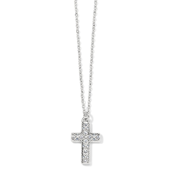 Brighton Diamond Cross Necklace