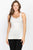 SEAMLESS LACE TRIM CORSET CAMI