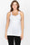SEAMLESS LACE TRIM CORSET CAMI